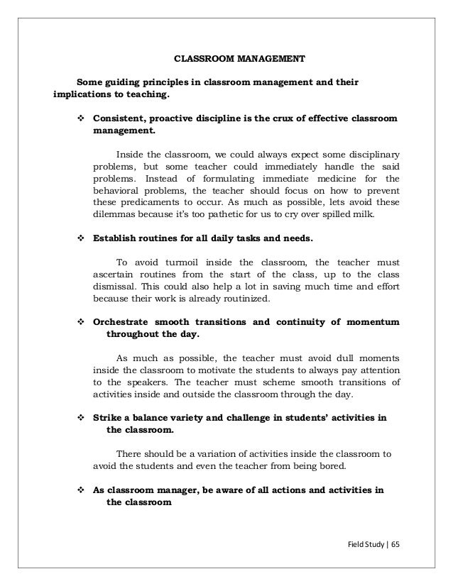 successful classroom management essay importance of classroom management